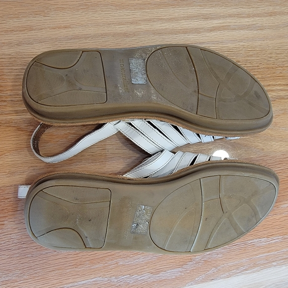 Naturalizer Leather Sandals Women's 9.5 White - Picture 5 of 6